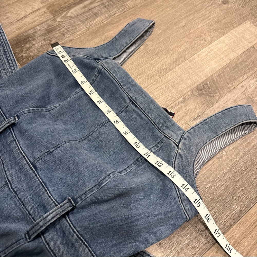 Anthropologie Pilcro and the Letterpress Jumpsuit Wide Leg Denim Jumpsuit - Picture 6 of 13